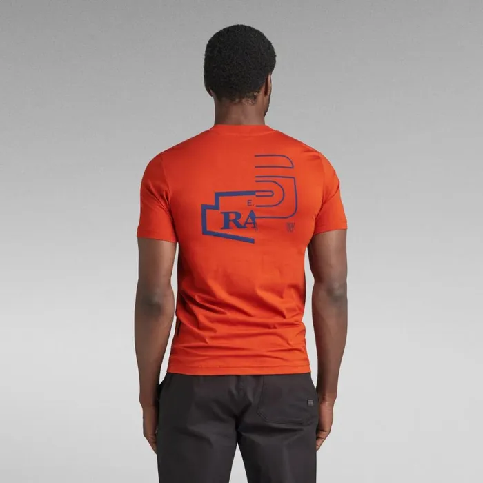 TShirts and Polos Men GStar RAW Multi Graphic Slim TShirt Rooibos Tea