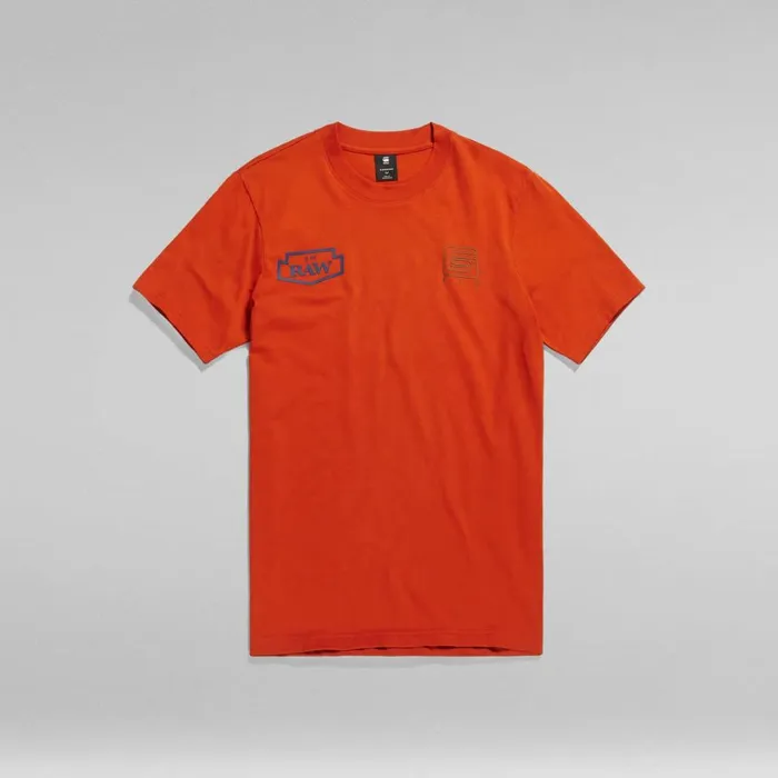 TShirts and Polos Men GStar RAW Multi Graphic Slim TShirt Rooibos Tea