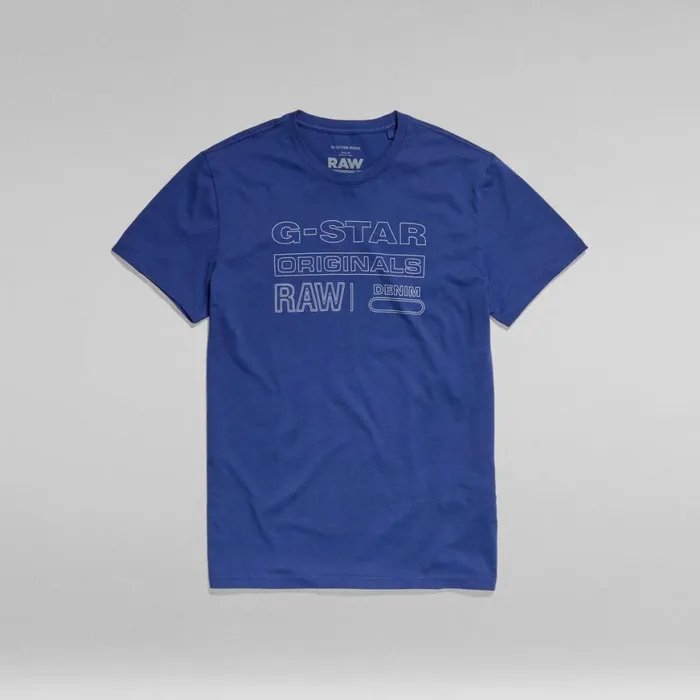 TShirts and Polos Men GStar RAW Originals TShirt Ballpen Blue