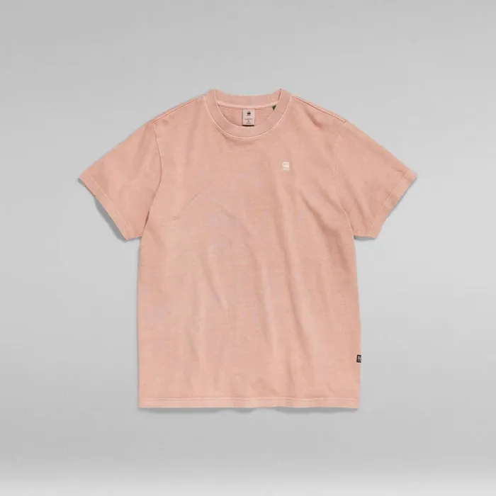 TShirts and Polos Men GStar RAW Overdyed Loose TShirt Renaissance Light Dusty Rose Gd