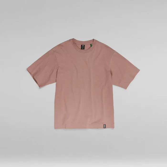 TShirts and Polos Men GStar RAW Oversized Boxy TShirt Essential Chocolate Berry