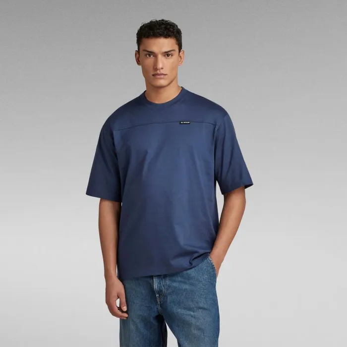TShirts and Polos Men GStar RAW Oversized TShirt Boxy Base 20 Sartho Blue