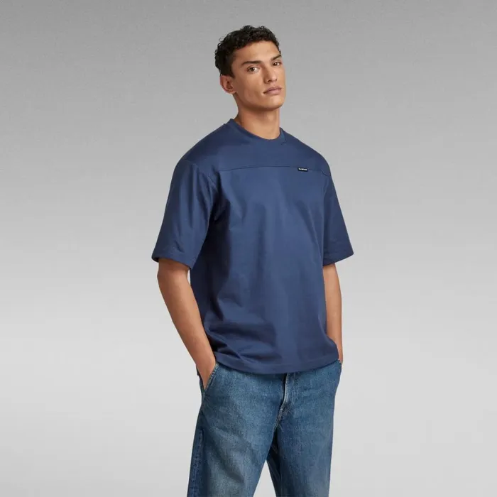 TShirts and Polos Men GStar RAW Oversized TShirt Boxy Base 20 Sartho Blue