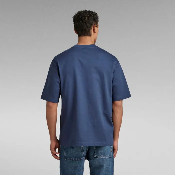 TShirts and Polos Men GStar RAW Oversized TShirt Boxy Base 20 Sartho Blue