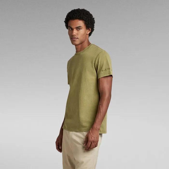 TShirts and Polos Men GStar RAW Pigment Dye TShirt Avocado Gd
