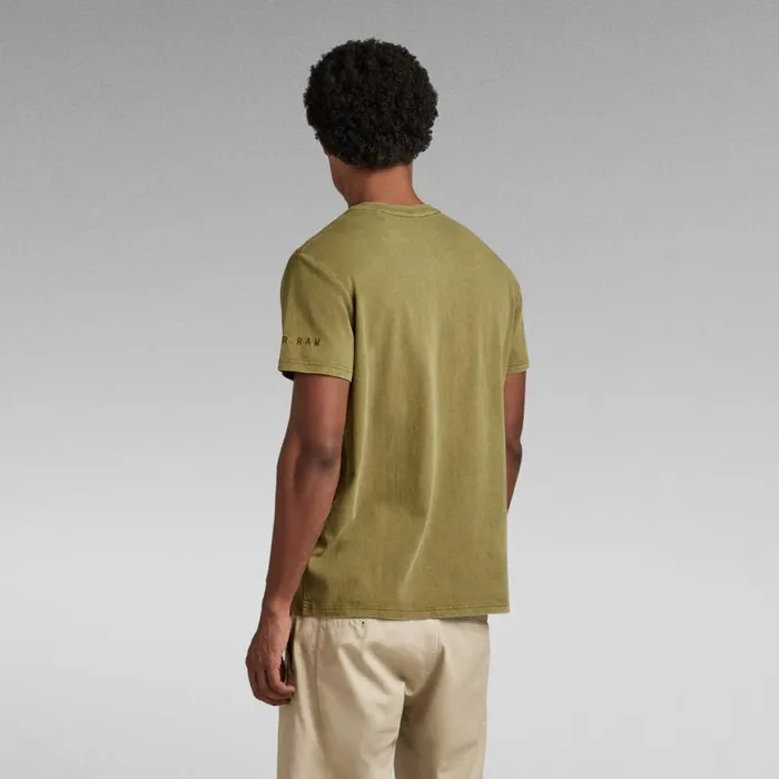 TShirts and Polos Men GStar RAW Pigment Dye TShirt Avocado Gd