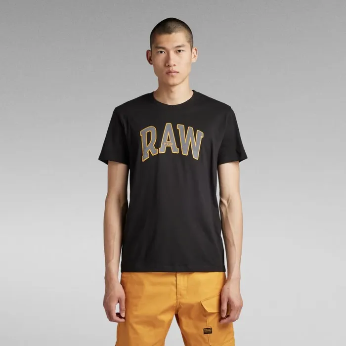 TShirts and Polos Men GStar RAW RAW University TShirt Dark Black