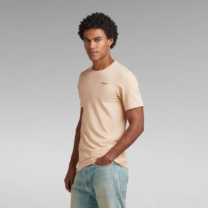 TShirts and Polos Men GStar RAW Slim Base TShirt Ivory Cream
