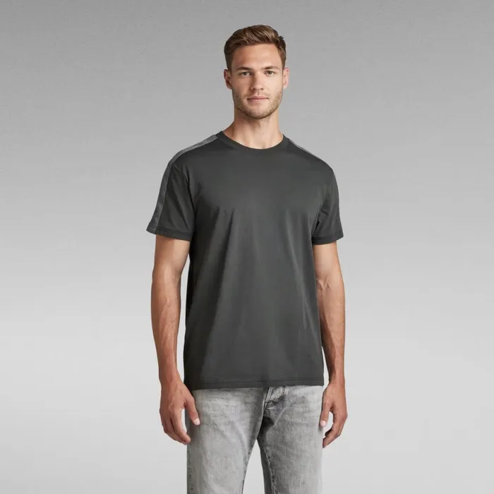 TShirts and Polos Men GStar RAW Tape Color Block TShirt Cloackdark Black