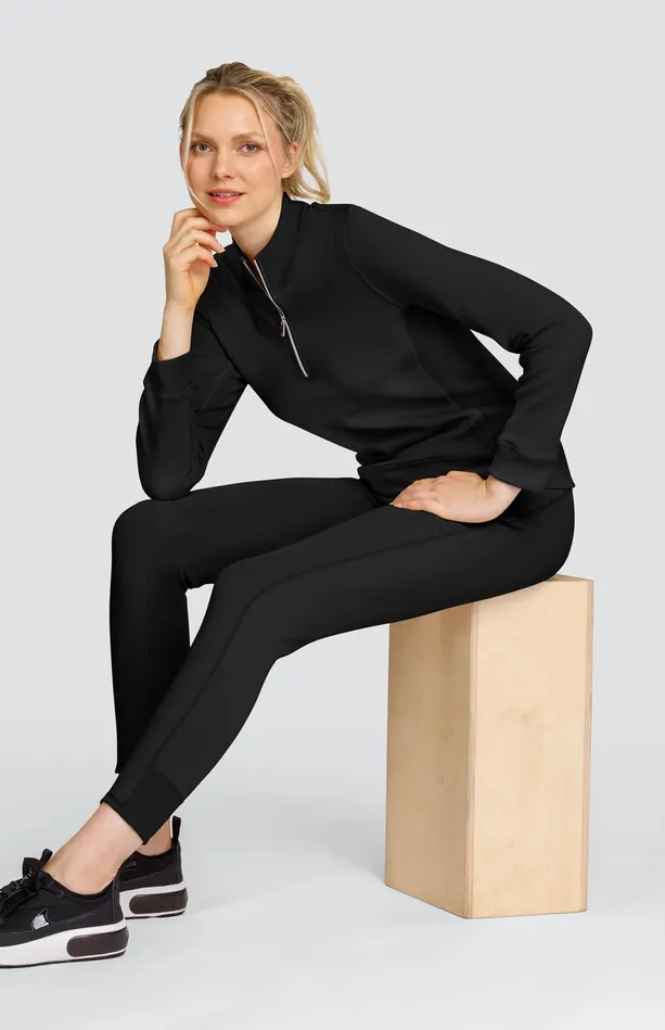 Tail Activewear Alessa Top 8211 Noir Black Women Long Sleeve