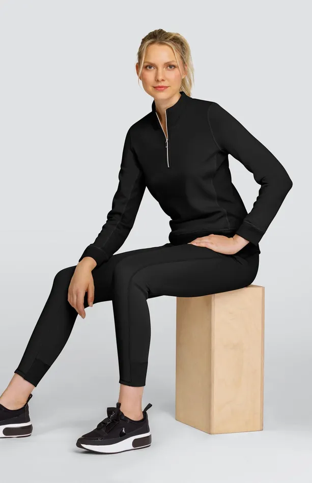 Tail Activewear Alessa Top 8211 Noir Black Women Long Sleeve