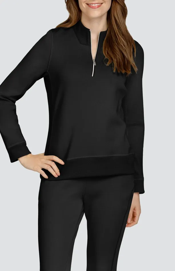 Tail Activewear Alessa Top 8211 Noir Black Women Long Sleeve