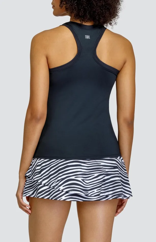 Tail Activewear Aracely Tank 8211 Onyx Black Women Tanks