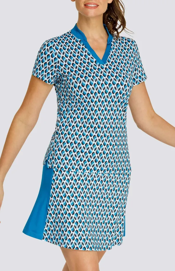 Tail Activewear Atha Top 8211 Cascading Petals Women Short Sleeve