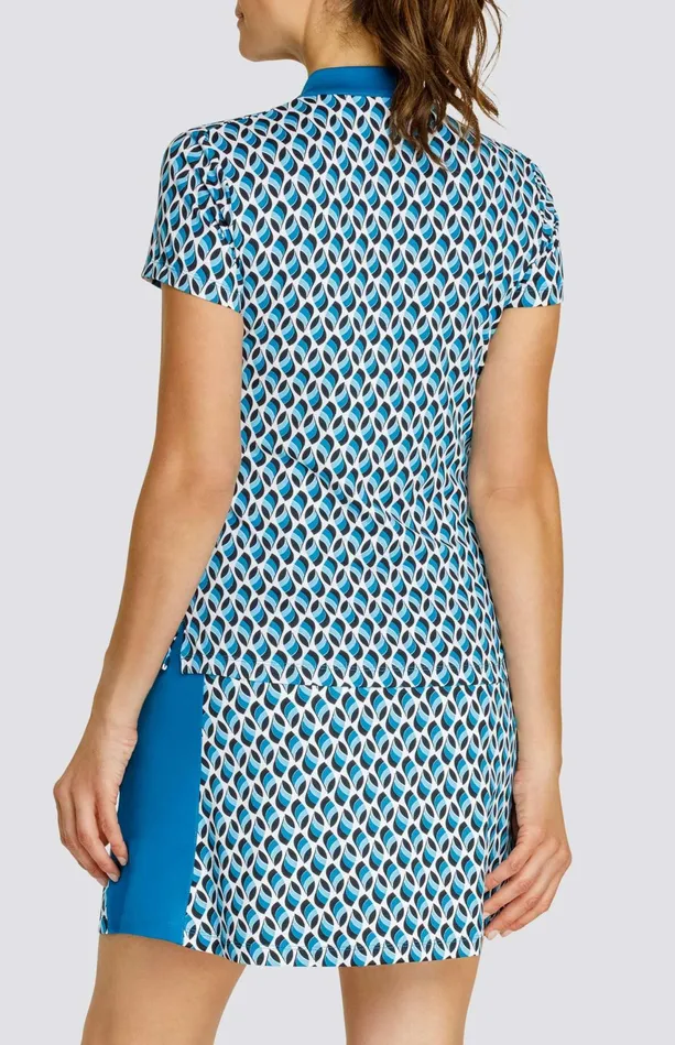 Tail Activewear Atha Top 8211 Cascading Petals Women Short Sleeve