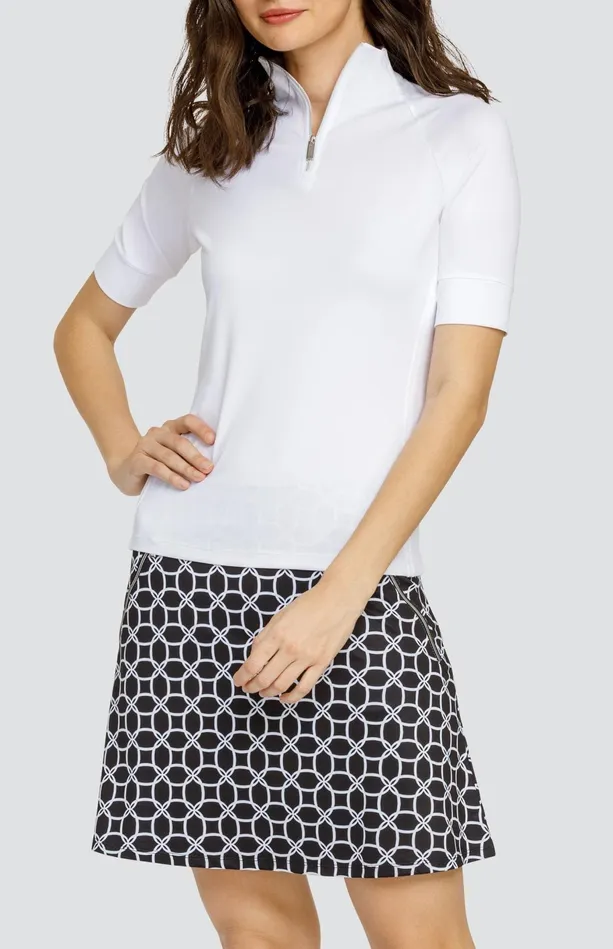 Tail Activewear Atley Top 8211 Chalk White Women Short Sleeve