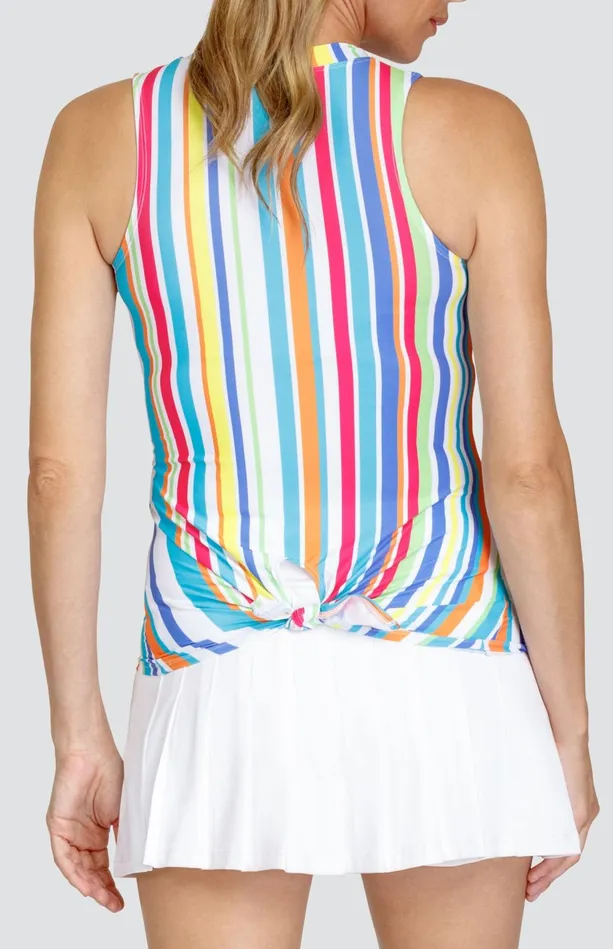 Tail Activewear Bellamy Tank 8211 Tropistripe Women Tanks