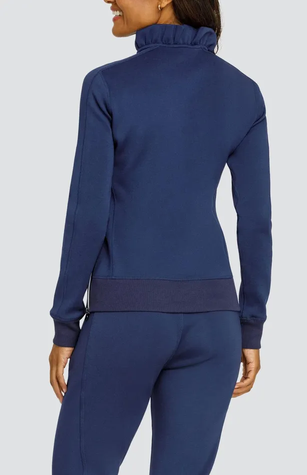 Tail Activewear Condoleezza Navy Blue Pullover Women Long Sleeve