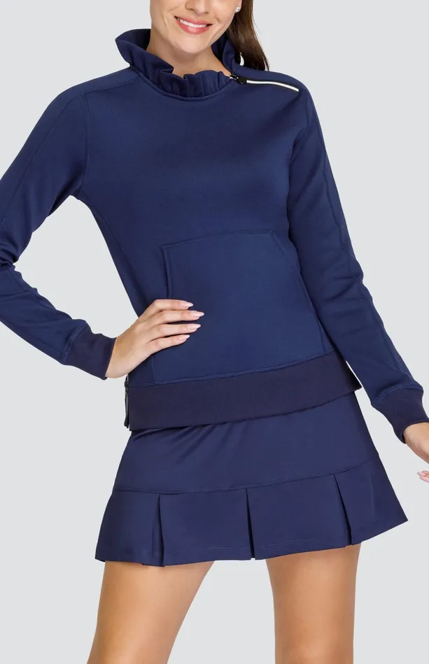 Tail Activewear Condoleezza Navy Blue Pullover Women Long Sleeve