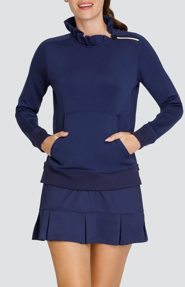 Tail Activewear Condoleezza Navy Blue Pullover Women Long Sleeve