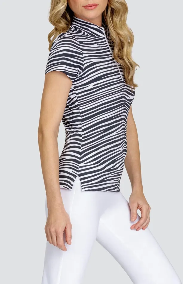 Tail Activewear Erandi Top 8211 Racing Stripes Women Short Sleeve