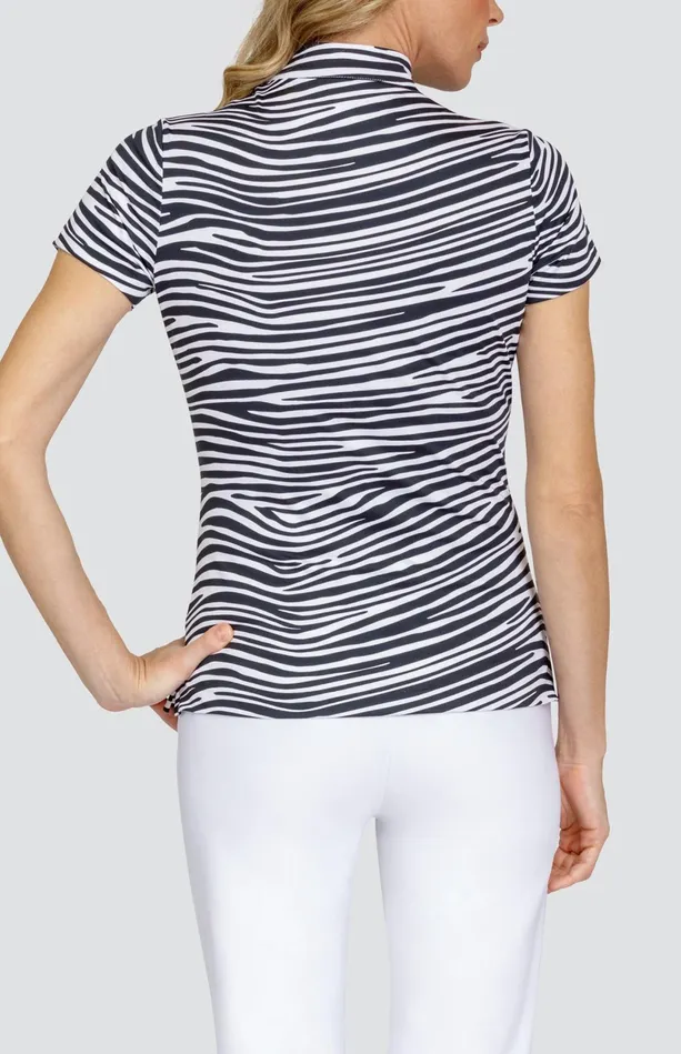Tail Activewear Erandi Top 8211 Racing Stripes Women Short Sleeve