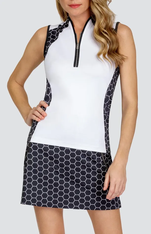 Tail Activewear Erice Top 8211 Chalk White 8211 FINAL SALE Women Sleeveless
