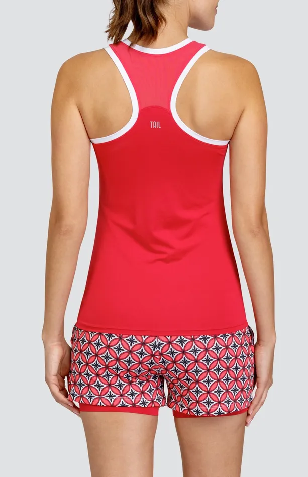 Tail Activewear Evelyn Tank 8211 Raspberry Wine Women Tanks