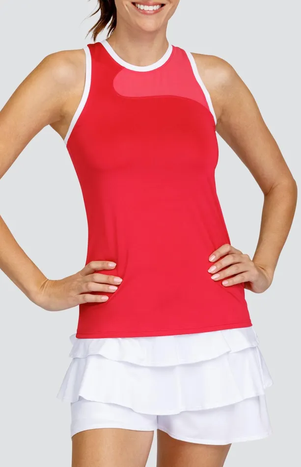 Tail Activewear Evelyn Tank 8211 Raspberry Wine Women Tanks