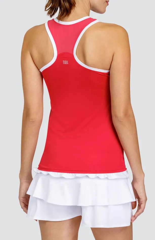Tail Activewear Evelyn Tank 8211 Raspberry Wine Women Tanks