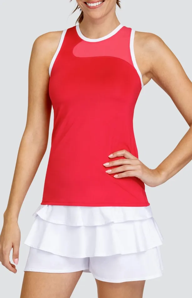 Tail Activewear Evelyn Tank 8211 Raspberry Wine Women Tanks