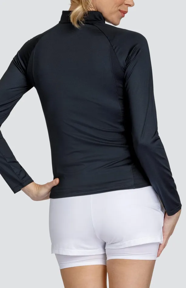 Tail Activewear Imelda Top 8211 Onyx Black Women Long Sleeve