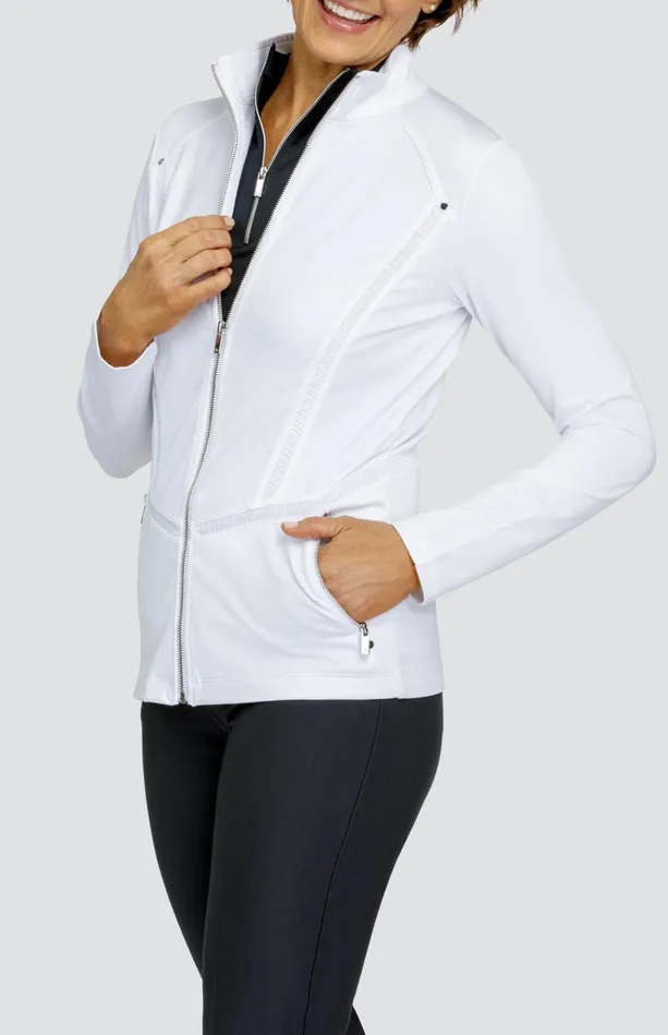 Tail Activewear Leilani Jacket 8211 Chalk White Women Jackets And Vests