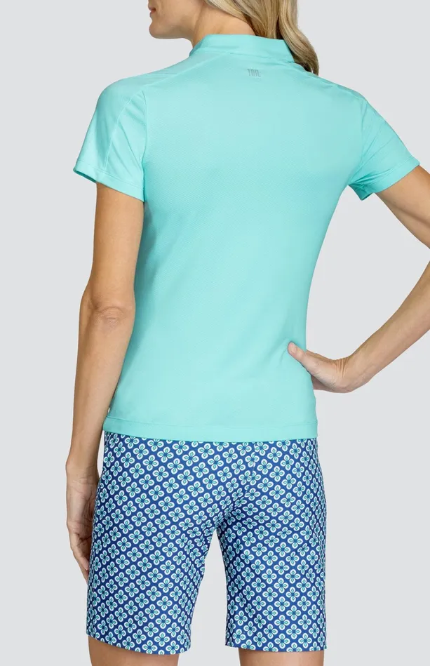 Tail Activewear Mckenna Top 8211 Merry Blue Women Short Sleeve