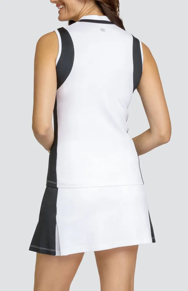 Tail Activewear Russ Top 8211 Chalk White Women Sleeveless
