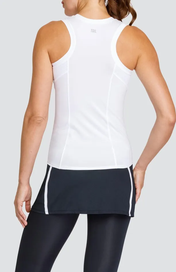 Tail Activewear Sarita Tank 8211 Chalk White Women Tanks