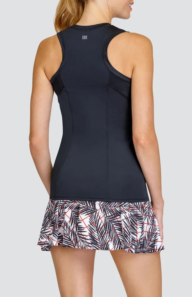 Tail Activewear Sarita Tank 8211 Onyx Black Women Tanks