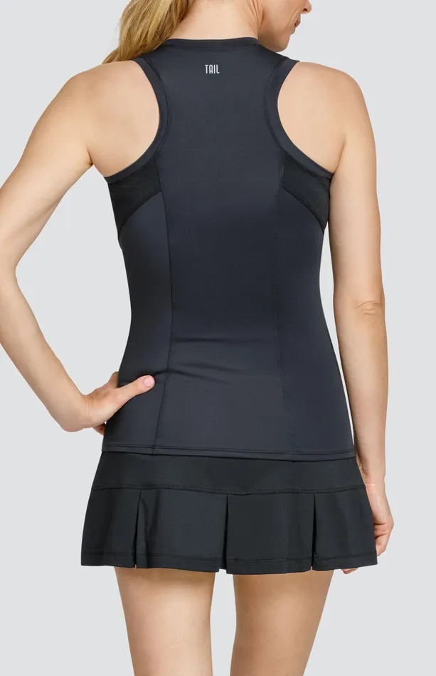 Tail Activewear Sarita Tank 8211 Onyx Black Women Tanks
