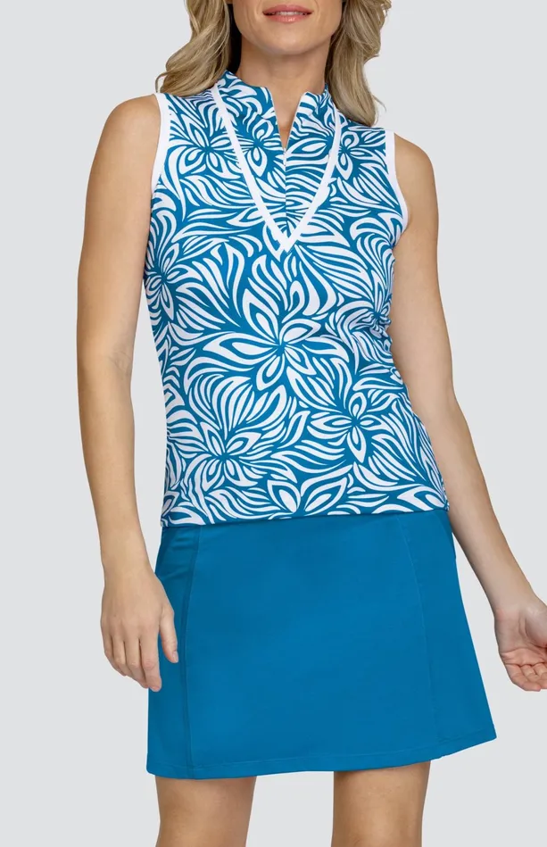 Tail Activewear Shasta Top 8211 Grecian Blooms Women Sleeveless