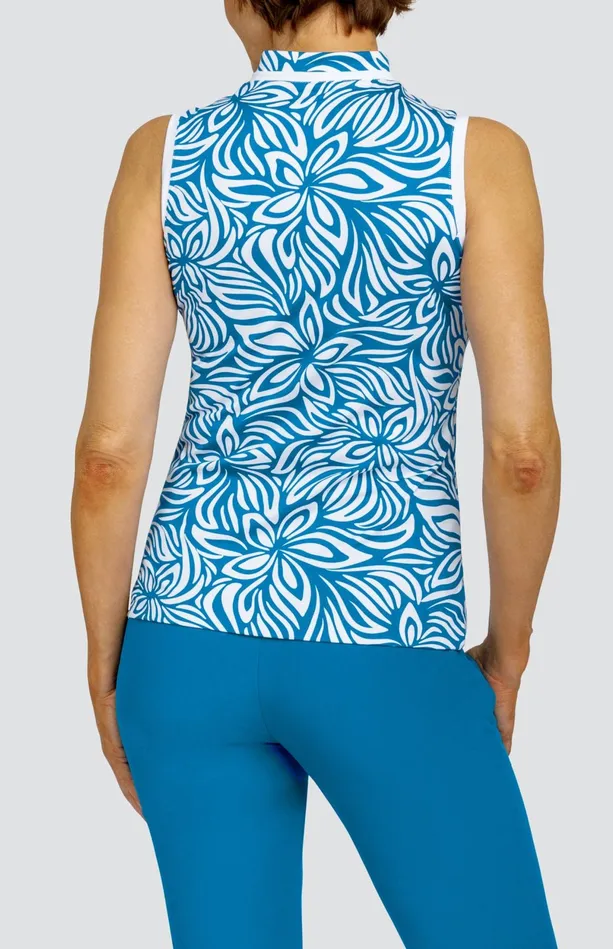 Tail Activewear Shasta Top 8211 Grecian Blooms Women Sleeveless