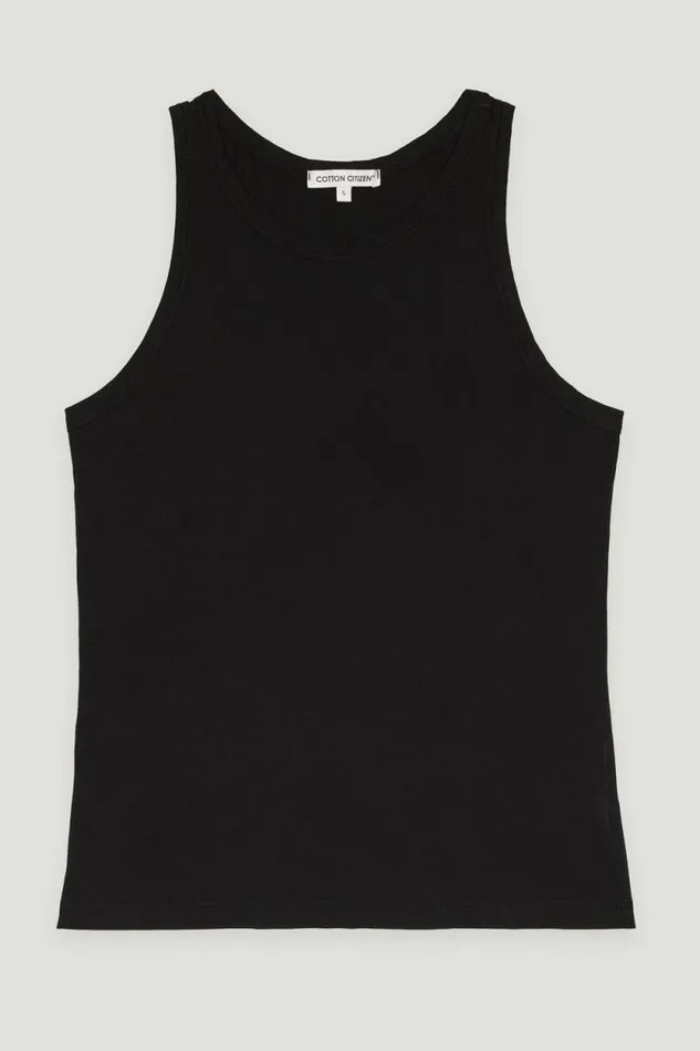 Tanks Women COTTON CITIZEN Standard Tank Jet Black Tanks Women COTTON CITIZEN Standard Tank Jet Black