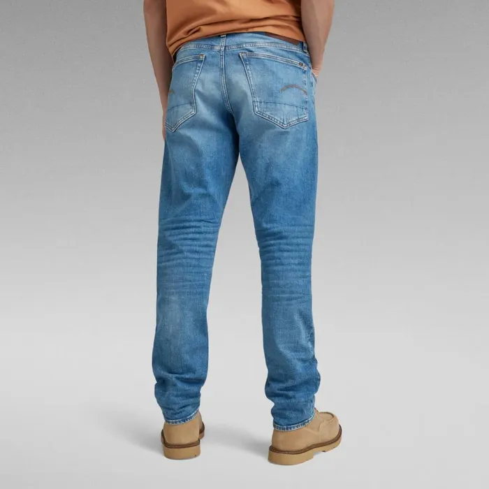 Tapered Men GStar RAW 3301 Regular Tapered Jeans Worn In Azure
