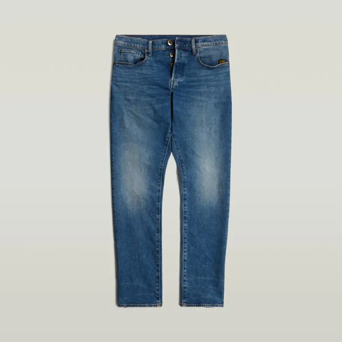 Tapered Men GStar RAW 3301 Regular Tapered Jeans Worn In Azure