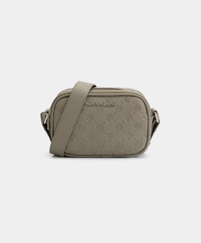 Taupe Grey May Monogram Bag MenWomen Daily Paper Bags