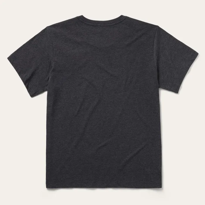 Tees Men Stetson Bison Spirit Graphic Tee Black