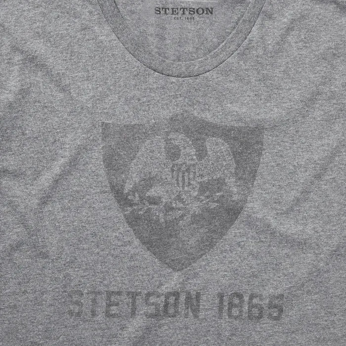 Tees Men Stetson Vintage Eagle Graphic Tee Grey
