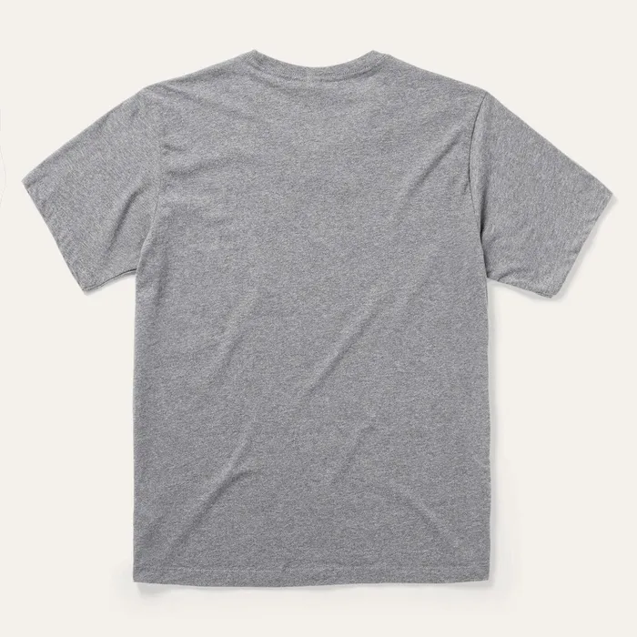 Tees Men Stetson Vintage Eagle Graphic Tee Grey
