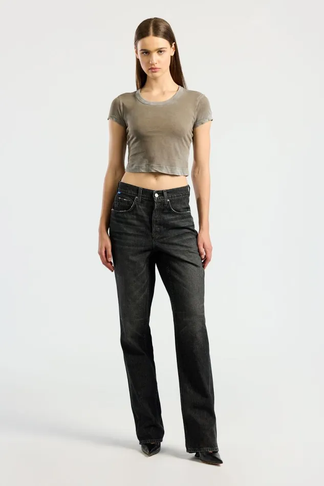 Tees Women COTTON CITIZEN Standard Baby Tee Vintage Taupe Tees Women COTTON CITIZEN Standard Baby Tee Vintage Taupe