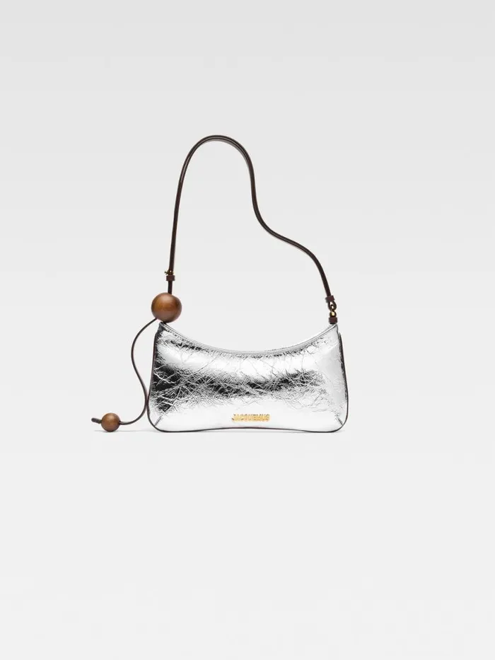 The Bisou Perle Silver Women JACQUEMUS Shoulder Bags