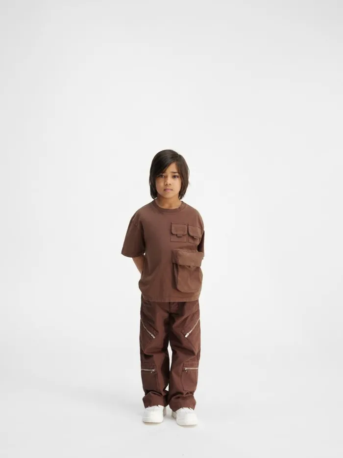 The Bolso Kids039 Tshirt Dark Brown WomenMen JACQUEMUS Tops